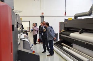 Tussen twee Vutek GS500R machines