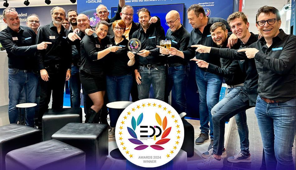 Dataline ontving woensdagavond een EDP Award voor hun recente uitbreiding met MultiPress AI Assistant.