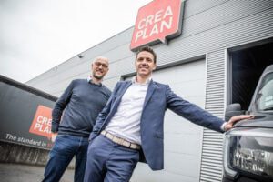 Creaplan : Michael Debaveye (ceo) en Vincent Lievens (coo).