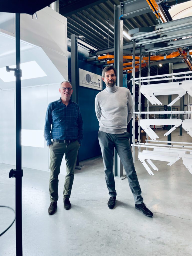 CEO Pascal Vandecaveye (links) en oprichter John Morent van POP Solutions.