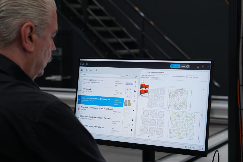 Binnen ZCC 4.0 kunnen opdrachten worden geprioriteerd, zodat ze eerder worden verwerkt.