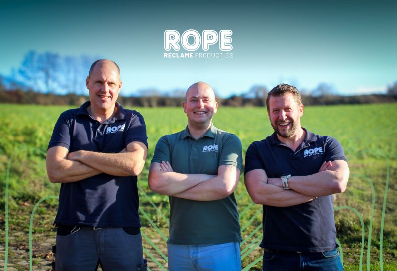 De eigenaren van Rope Reclameproducties: Op de foto v.l.n.r.: Ceriel Vromen, Remi Daniëls en Björn Kamycki.