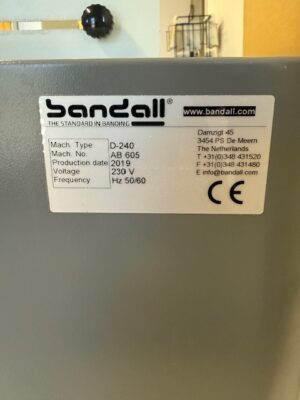 bouwjaar machine 2019